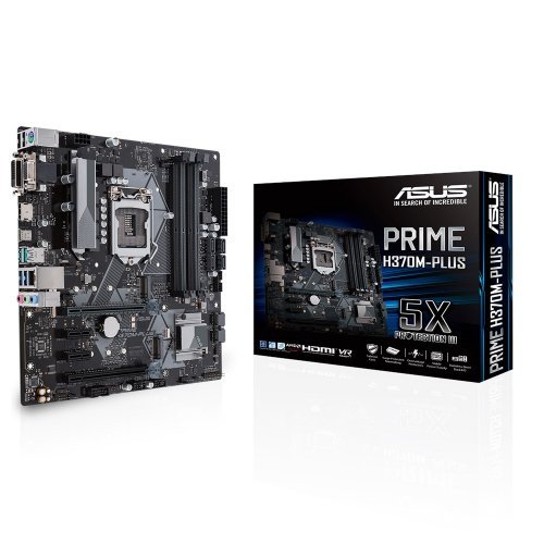 Дънна платка Asus Prime H370M-Plus (снимка 1)