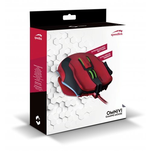 Мишка Speedlink Omnivi Core Red/Black SL-680006-BKRD (снимка 2)