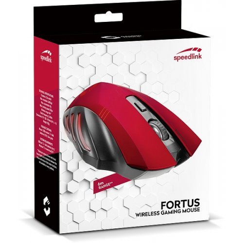 Мишка Speedlink Fortus Black-Red SL-680100-BK-01 (снимка 5)