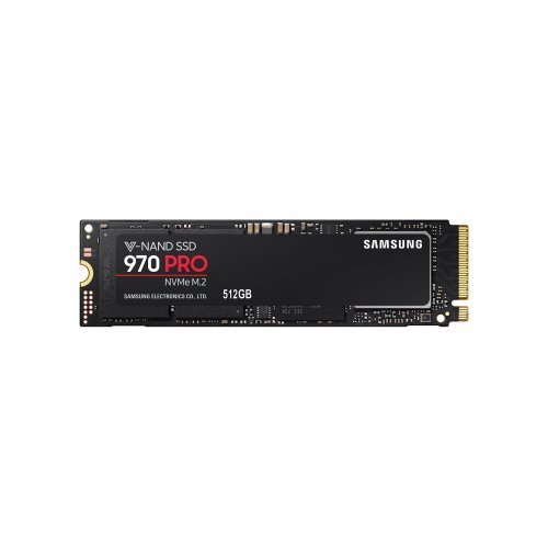 SSD Samsung 512GB, 970 PRO, PCI Express 3 x4, NVMe 1.3, M.2 2280, MZ-V7P512BW (снимка 1)