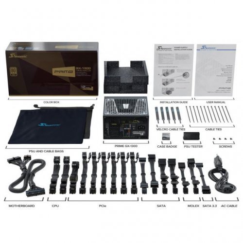 Захранващ блок Seasonic Prime SSR-1300GD (снимка 7)