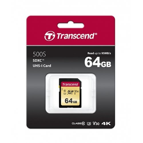 Флаш карта Transcend 500S TS64GSDC500S (снимка 2)