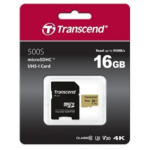 Флаш карта Transcend 500S TS16GUSD500S (снимка 2)