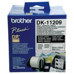 Консумативи за етикетни принтери > Brother DK-11209 DK11209