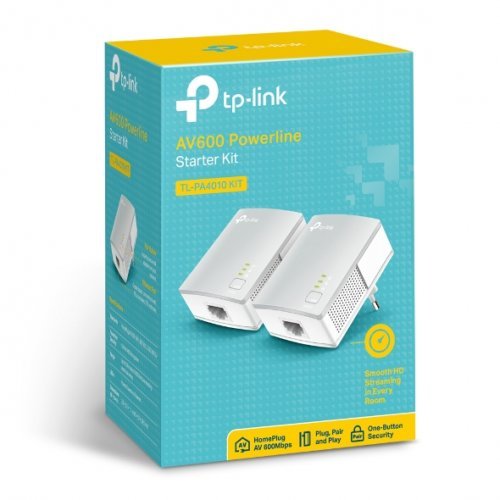Powerline адаптери > TP-Link AV600 Nano Powerline Adapter Starter Kit PA4010KIT (снимка 5)