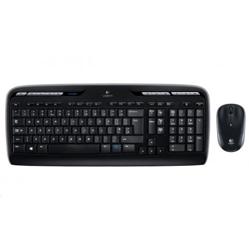 Комплект клавиатура и мишка Logitech MK330 WL DESKTOP BLACK	 920-003989 (снимка 1)