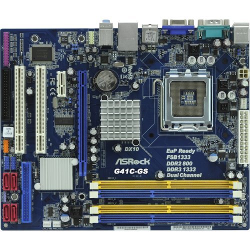Дънна платка ASRock G41C-GS (снимка 1)
