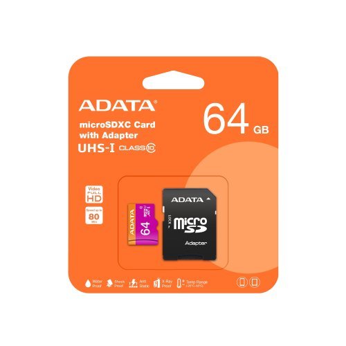 Флаш карти > Adata AUSDX64GUICL10-RA1 (снимка 1)