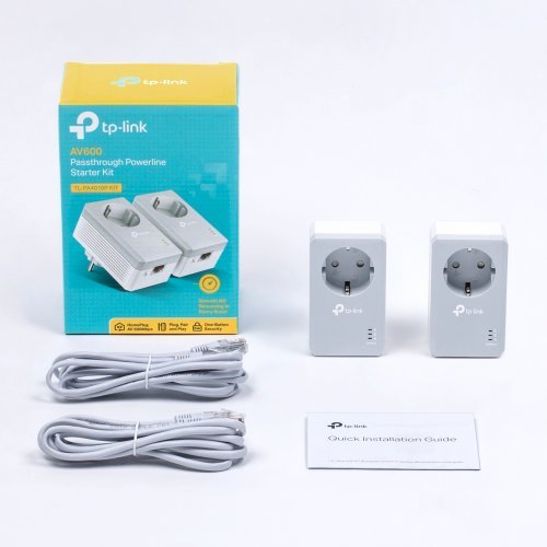 Powerline адаптери > TP-Link TL-PA4010PKIT (снимка 1)