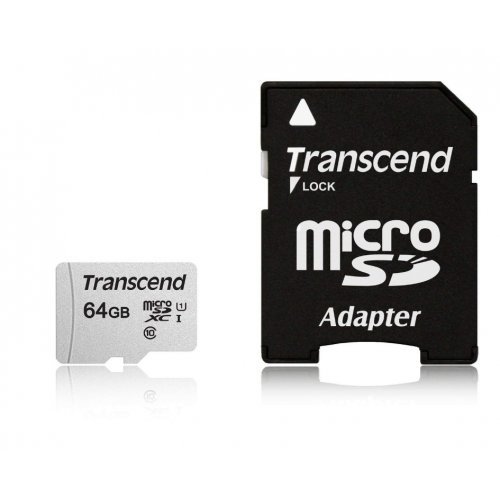 Флаш карта Transcend 300S TS64GUSD300S-A (снимка 1)