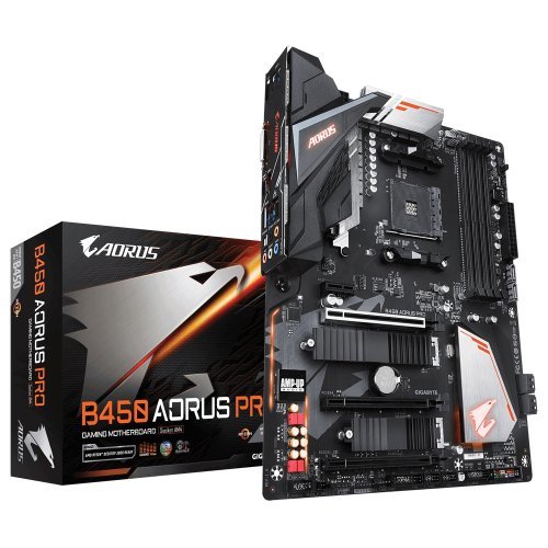 Дънна платка Gigabyte B450 Aorus Pro B450 Aorus Pro 1.0 (снимка 1)