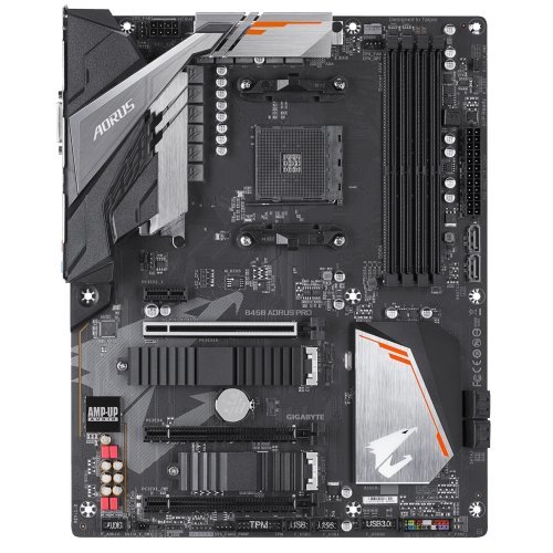 Дънна платка Gigabyte B450 Aorus Pro B450 Aorus Pro 1.0 (снимка 5)