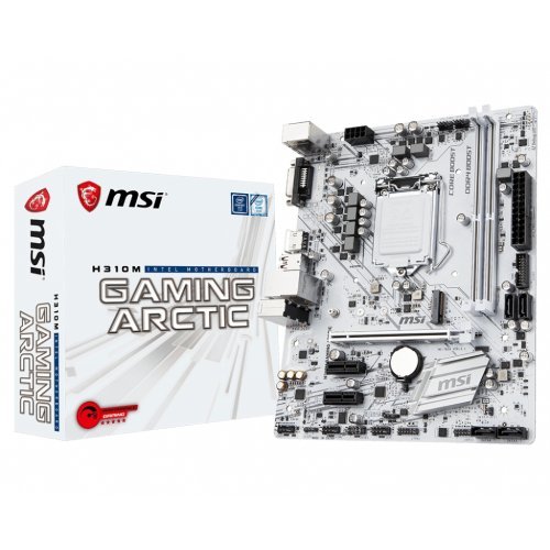 Дънна платка MSI H310M Gaming Arctic (снимка 1)