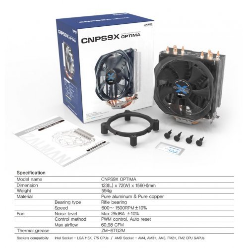 Охлаждане за компютри > Zalman CNPS9X Optima CNPS9X (снимка 8)