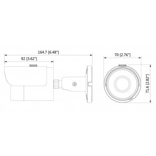 IP камера Dahua IPC-HFW1230S-0280B-S2 IPC-HFW1230S-0280B (снимка 2)