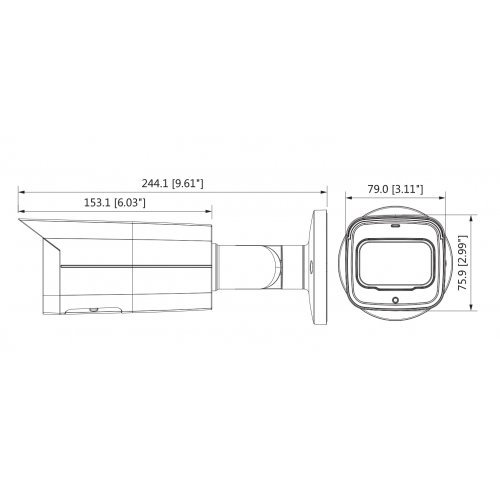 IP камера Dahua IPC-HFW2431T-ZS-27135 (снимка 2)