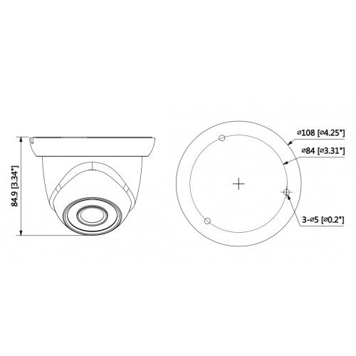 IP камера Dahua IPC-HDW1431S-0360B (снимка 2)