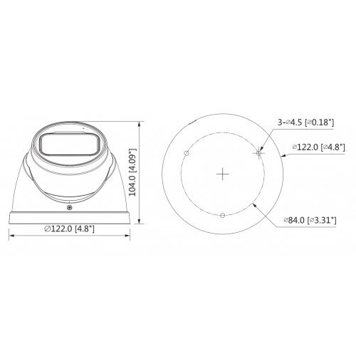 Аналогова камера Dahua HAC-HDW2802T-Z-A (снимка 2)