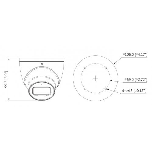 Аналогова камера Dahua HAC-HDW2802T-A-0280B (снимка 2)