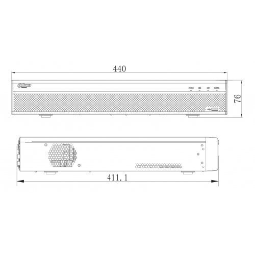 Мрежови/IP видео рекордери NVR > Dahua NVR5416-16P-4KS2 (снимка 2)