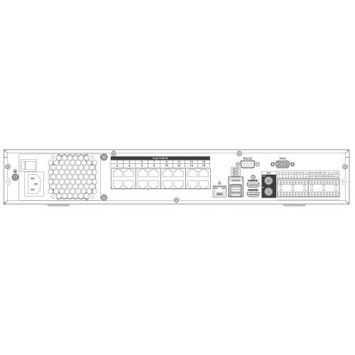 Мрежови/IP видео рекордери NVR > Dahua NVR5416-16P-4KS2 (снимка 3)