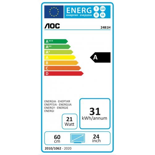 Монитор AOC 24B1H (снимка 2)