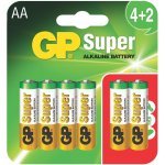 Батерия GP Batteries LR6 AA Super 6x GP-BA-15A-U6