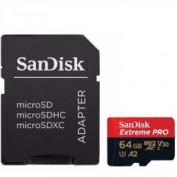 Флаш карта SanDisk Extreme Pro + Rescue Pro Deluxe SDSQXCY-064G-GN6MA