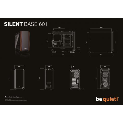 Компютърна кутия Be Quiet! Silent Base 601 Window BGW25 (снимка 2)
