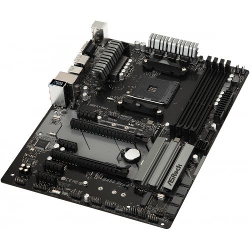 Дънна платка ASRock B450 Pro4 B450_Pro4 (снимка 3)