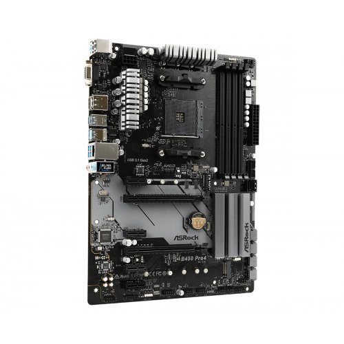 Дънна платка ASRock B450 Pro4 B450_Pro4 (снимка 4)