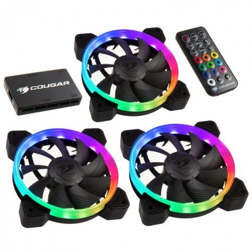 Охлаждане за компютри > Cougar Vortex RGB HPB 120 Cooling Kit CG3MHPBKIT0001 (снимка 1)