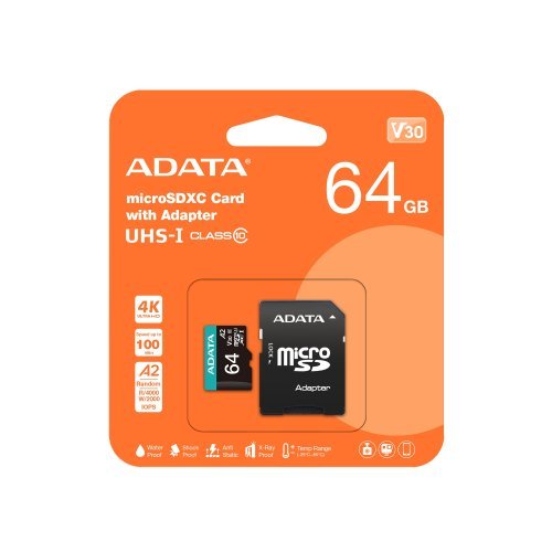 Флаш карта Adata Premier Pro AUSDX64GUI3V30SA2-RA1 (снимка 1)