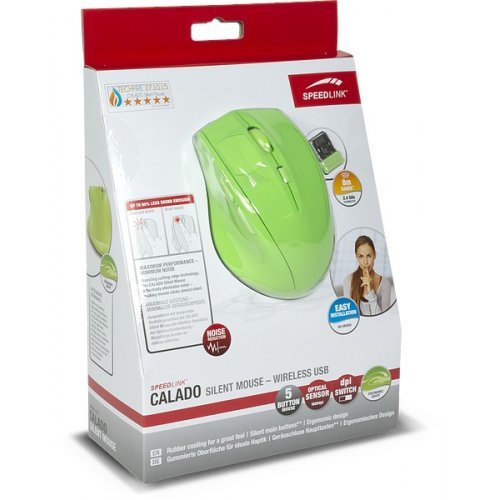 Мишка Speedlink Calado Green SL-630007-RRGN (снимка 5)
