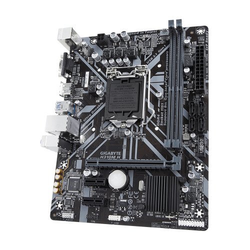 Дънна платка Gigabyte H310M H v2.0/v1.1/v1.0 H310M H 2.0 1.1 1.0 (снимка 4)