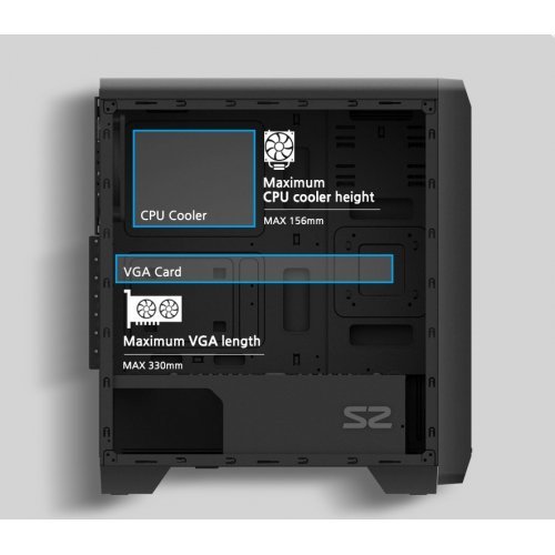 Компютърна кутия Zalman ZM-S2 (снимка 12)