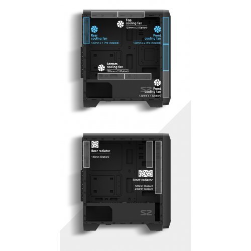 Компютърна кутия Zalman ZM-S2 (снимка 14)