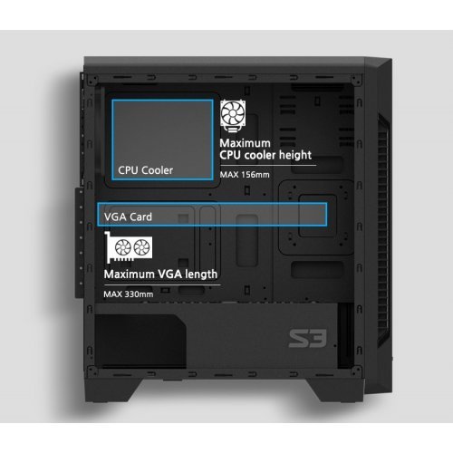 Компютърна кутия Zalman ZM-S3 (снимка 12)