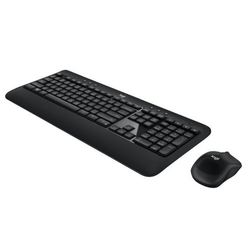 Клавиатура Logitech Logitech Advanced Combo Wireless Keyboard and Mouse 920-008806 (снимка 3)