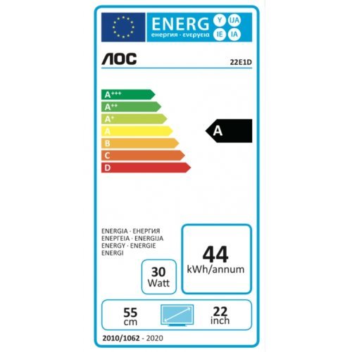 Монитор AOC 22E1D (снимка 3)