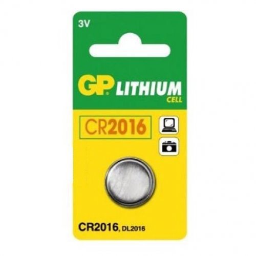 Батерия GP Batteries CR2016  GP-BL-CR-2016-1PK (снимка 1)