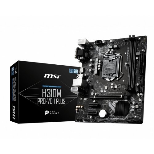 Дънна платка MSI H310M PRO-VDH Plus (снимка 1)