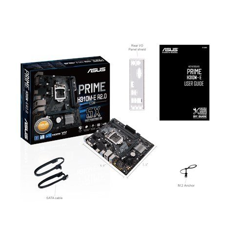 Дънна платка Asus Prime H310M-E r2.0/CSM PRIME H310M-E R2.0/CSM (снимка 6)