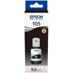 Мастило EcoTank Epson 105 EcoTank Pigment Black C13T00Q140