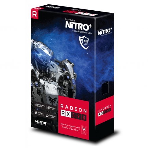 Видео карта Sapphire NITRO+ RADEON RX 590 8G 11289-01-20G (снимка 7)