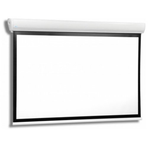 Електрически екран с черна рамка Avers Screens AKUSTRATUS 2 18-10 MG BB (снимка 1)
