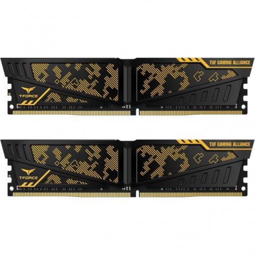 RAM памет Team Group TLTYD416G3200HC16CDC01 TEAM-RAM-DDR4-VULCAN-TUF-YELLOW-16GB-3200 (снимка 4)