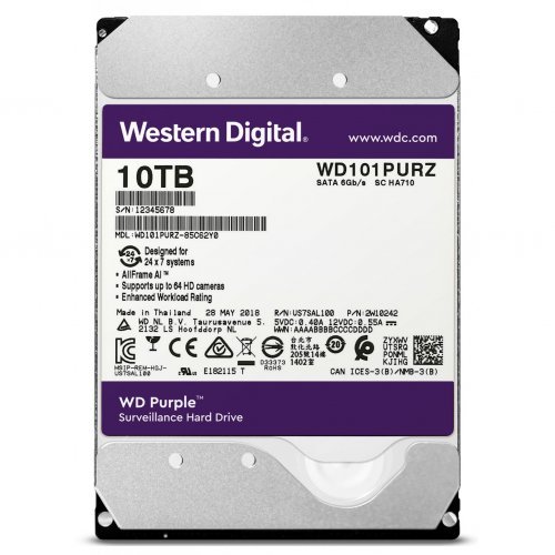 Твърд диск Western Digital Purple WD101PURZ; WD102PURZ (снимка 1)