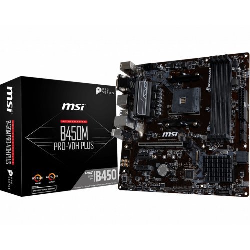 Дънна платка MSI B450M PRO-VDH PLUS 911-7A38-034 (снимка 1)