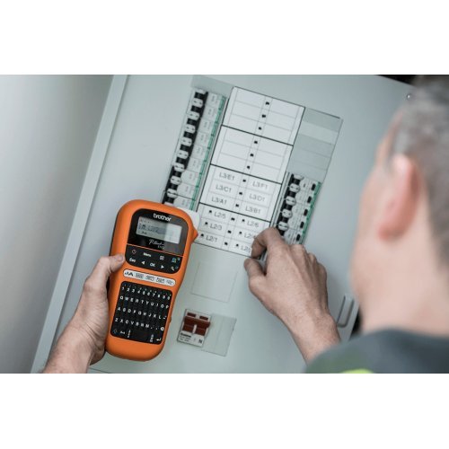 Етикетен принтер Brother PT-E110VP PTE110VPYJ1 (снимка 3)